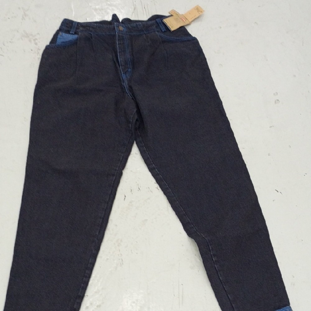 Levi's Dark Wash Jeans with Blue Stitching Vintage 900 Series Size 18W/32